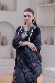Motif Khaddar Embroidered Suit 049