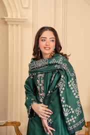 Motif Viscose Embroidered Suit