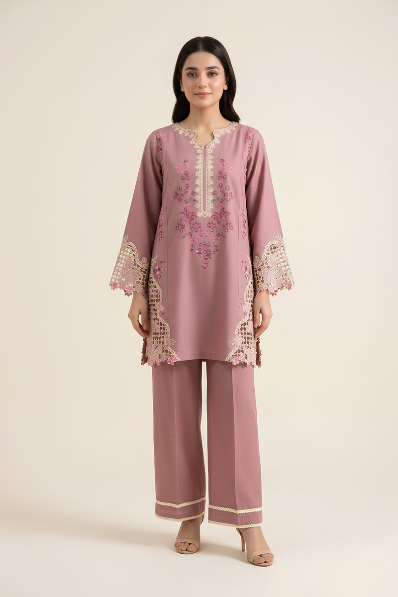 Motif Khaddar Embroidered Suit-017
