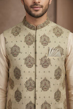 Motif Men's Waistcoat-4004