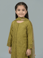 Motif Kids Embroidered Suit-4514