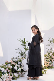 Motif Girls Organza Embroidered Suit