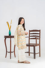 Motif Girls Cotton Silk Embroidered Suit-584 - Motif UK