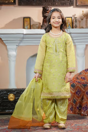 Motif Kids Embroidered Suit