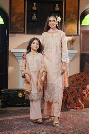 Motif Kids Tilla and sequence schifilli embroidered suit