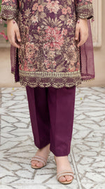 Motif Girls Munar Embroidered suit-683