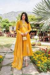 Motif Masoori Lawn Embroidered Suit