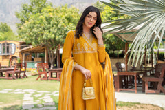 Motif Masoori Lawn Embroidered Suit