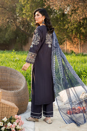 Motif Cotton Embroidered Suit