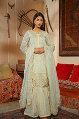 Motif Tilla and sequence Embroidered Suit