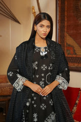 Motif Cambric Embroidered Suit