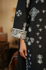 Motif Cambric Embroidered Suit