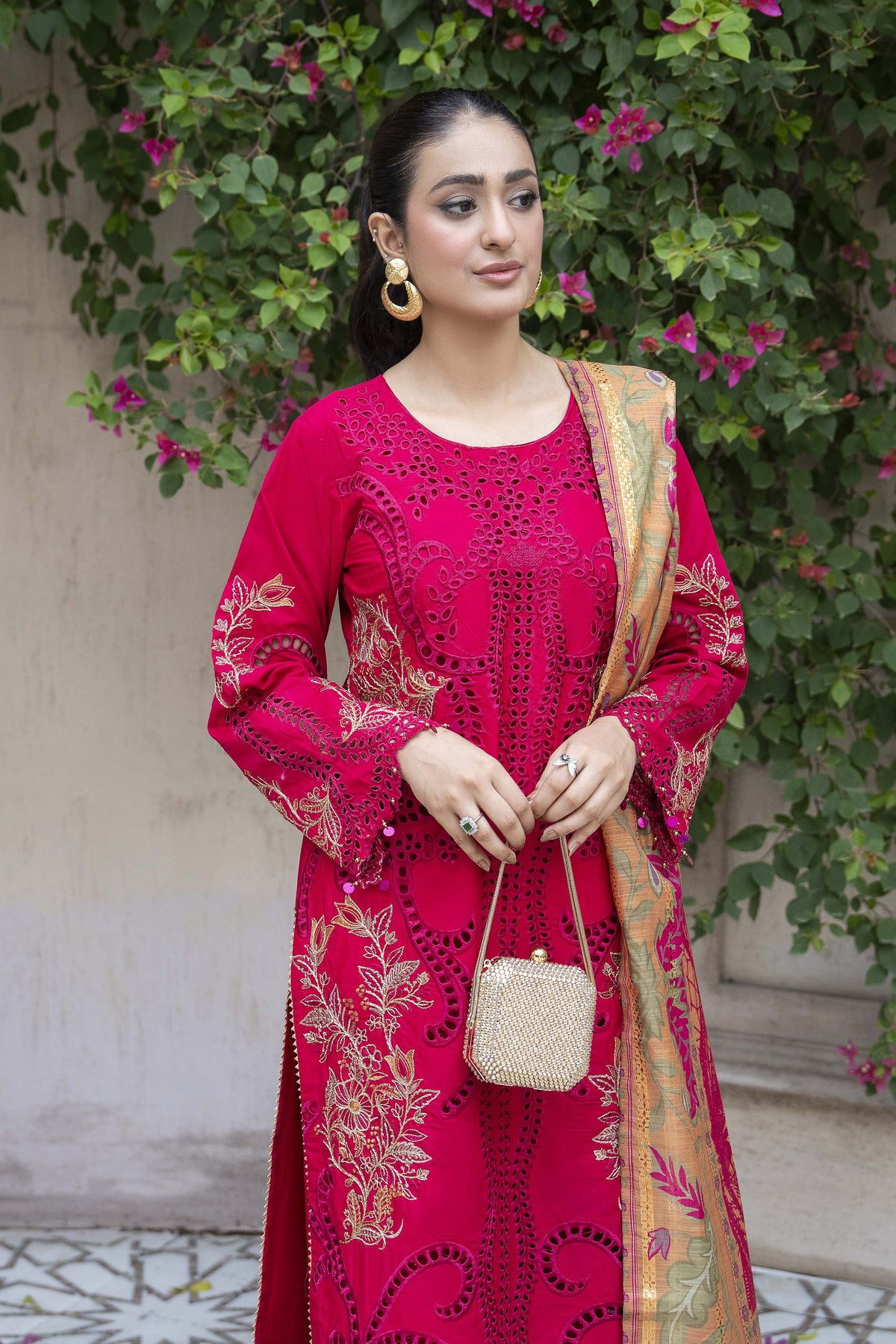 Motif Schifilli Embroidered Suit-3813