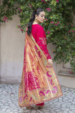 Motif Schifilli Embroidered Suit-3813