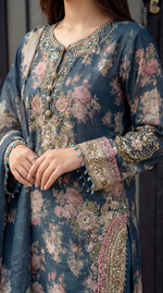 Motif Munar Embroidered suit-3984