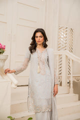 Motif Net Embroidered Suit