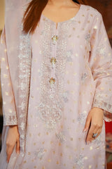 Motif Jacquard embroidered suit