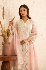 Motif Tilla and Sequence Embroidered Suit