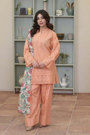 Motif Chikankari Embroidered Suit