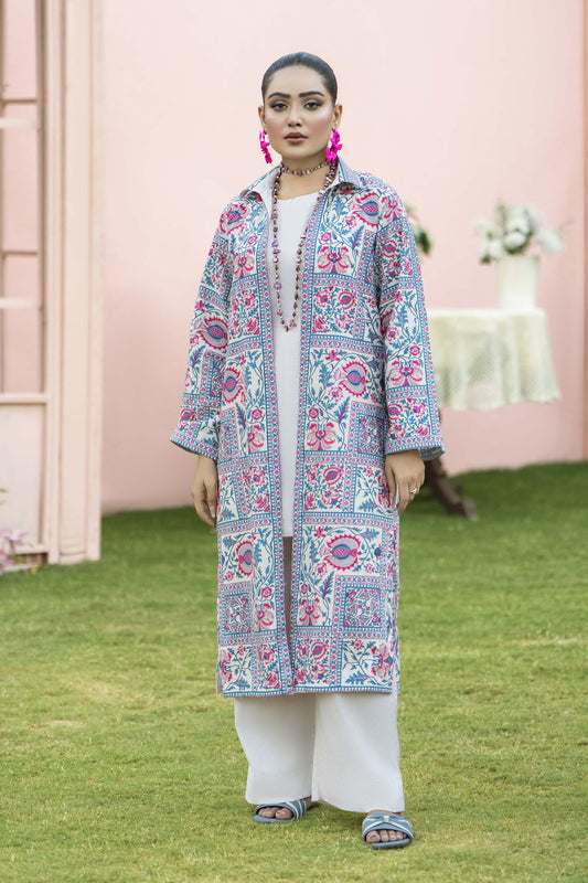 Motif Cambric Printed Suit-001