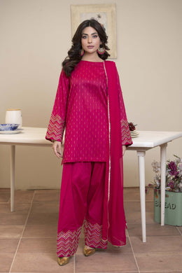 Motif Embroidered Suit