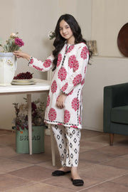 Motif Kids Lawn Printed Co-ord Set