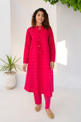 Motif Cambric Printed Co-ord Set