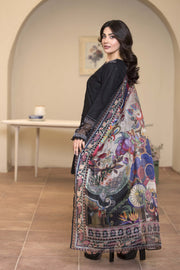 Motif Chikankari Embroidered Suit