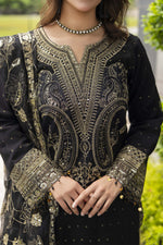 Motif Sequence Embroidered Suit-3807 - Motif UK