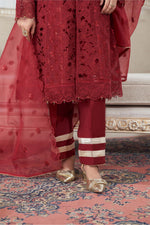 Motif Sequence Embroidered Suit-3724