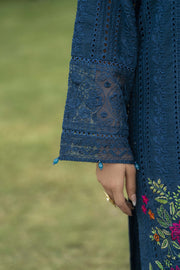 Motif Cotton Embroidered Suit