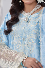 Motif Lawn Embroidered Suit