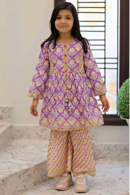 Motif Kids Lawn Printed Suit