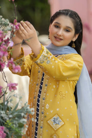 Motif Kids Embroidered Suit