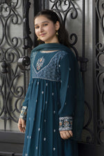 Motif Girls Embroidered Suit-008 - Motif UK