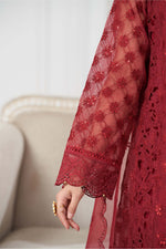 Motif Sequence Embroidered Suit-3724