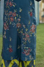 Motif Embroidered Suit