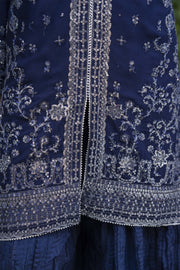 Motif Chiffon Embroidered Suit