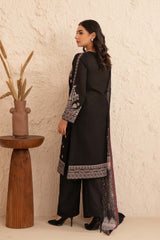 Motif Khaddar Embroidered Suit