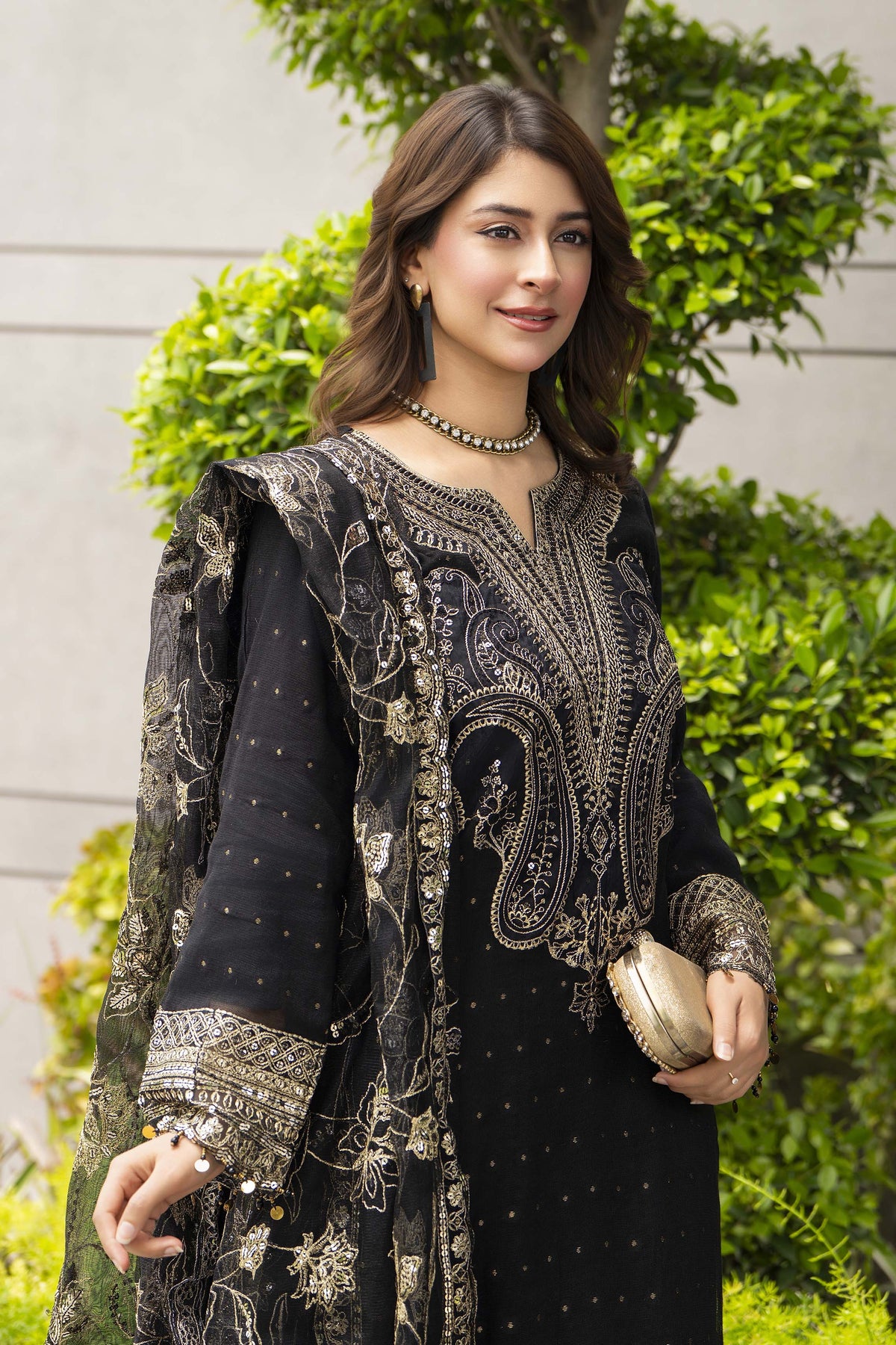 Motif Sequence Embroidered Suit-3807 - Motif UK