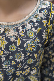 Motif Kids Lawn printed Suit