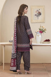 Motif Lawn Printed Suit
