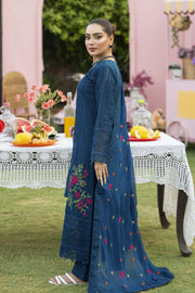 Motif Cotton Embroidered Suit