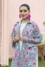 Motif Cambric Printed Suit-001