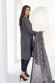 Motif Lawn Printed Suit
