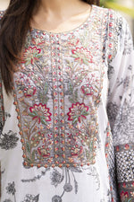 Motif Lawn Embroidered Co-ord Set-014