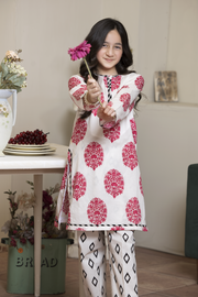 Motif Kids Lawn Printed Co-ord Set