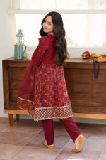 Motif Kids Organza Embroidered Suit-641 - Motif UK