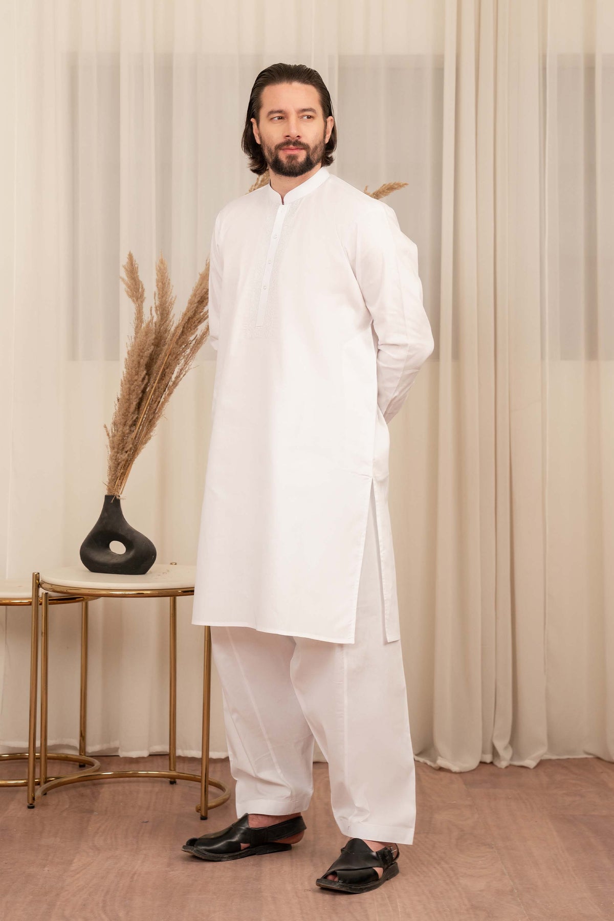 Motif Men Embroidered Shalwar Kameez