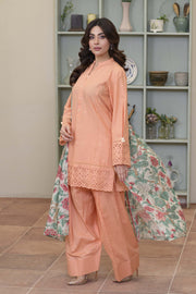 Motif Chikankari Embroidered Suit